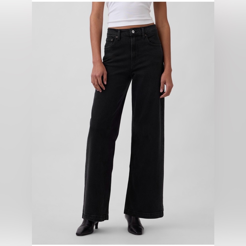GAP high rise stride Wide-Leg Jeans - size 30 NWT